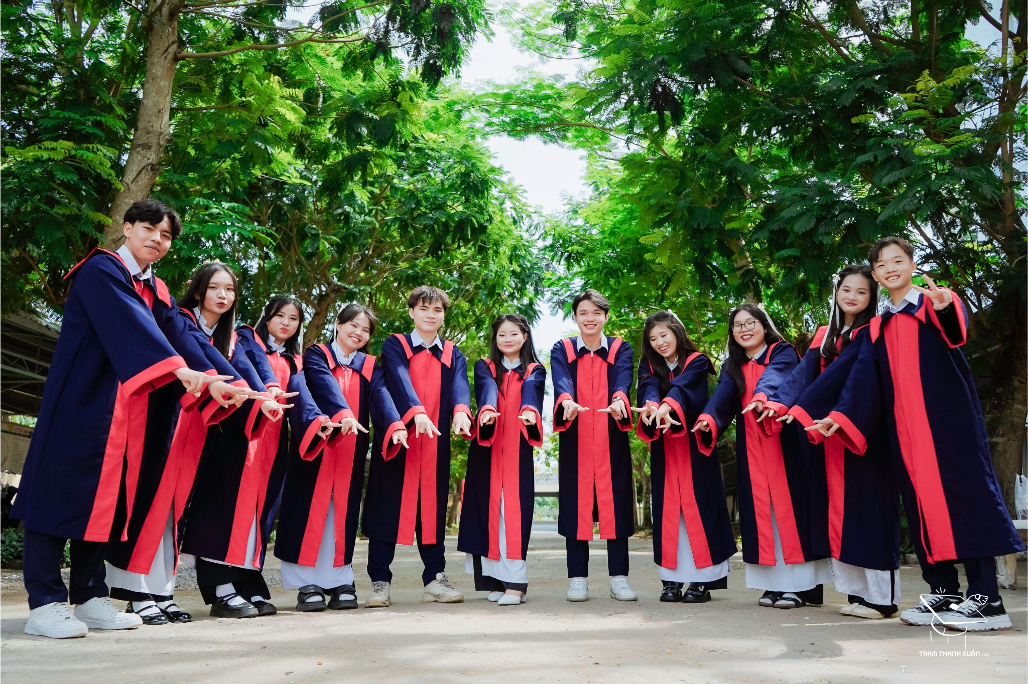 chụp ảnh kỷ yếu Tiền Giang