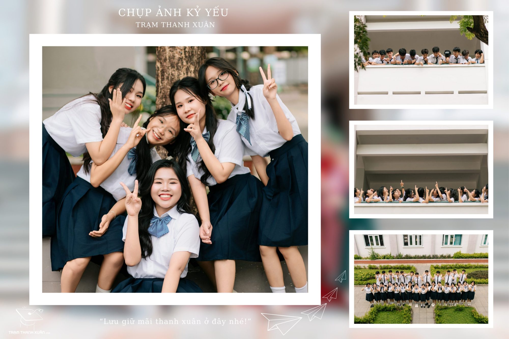 đồng phục chụp kỷ yếu
