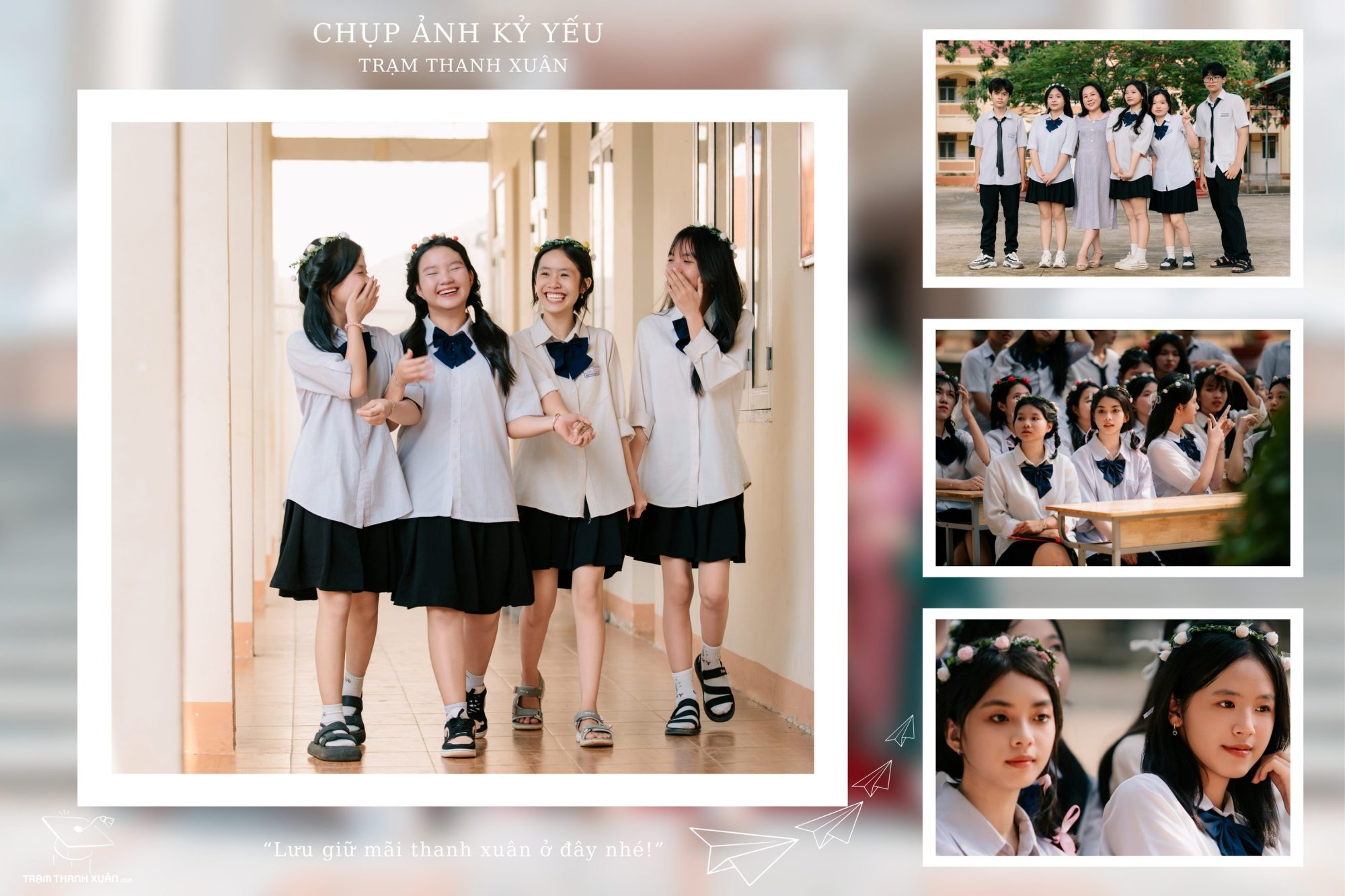 đồng phục chụp ảnh kỷ yếu