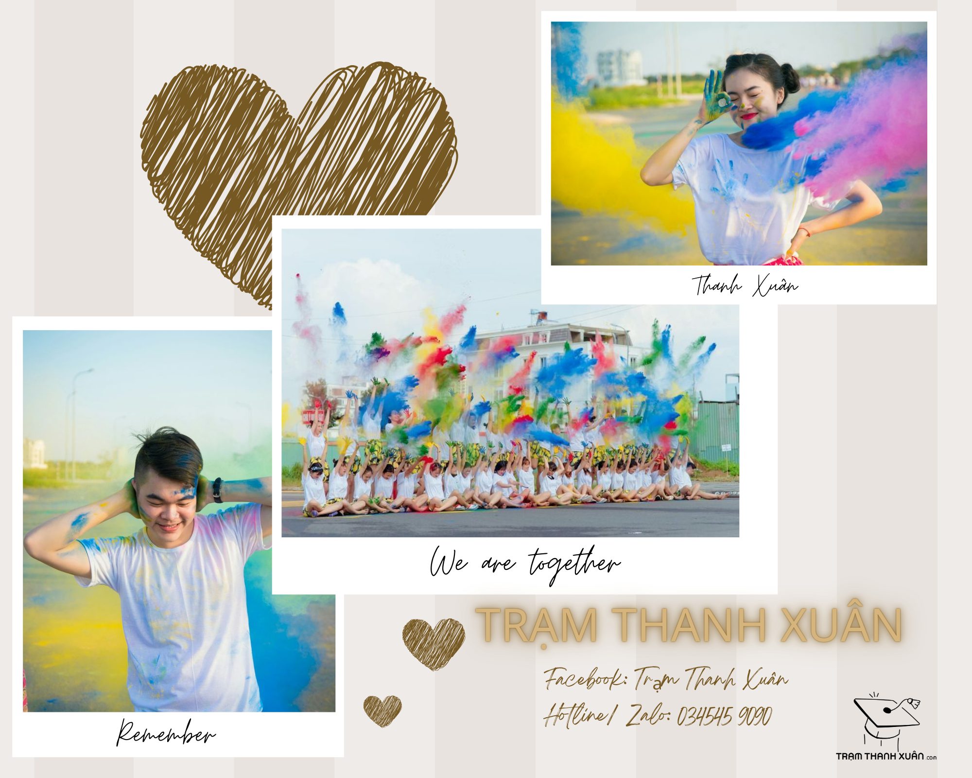 làm bột màu kỷ yếu