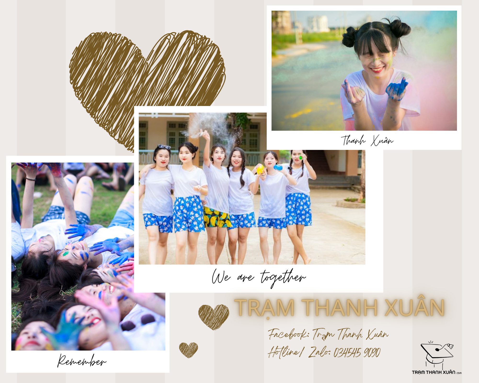 ảnh kỷ yếu bột màu
