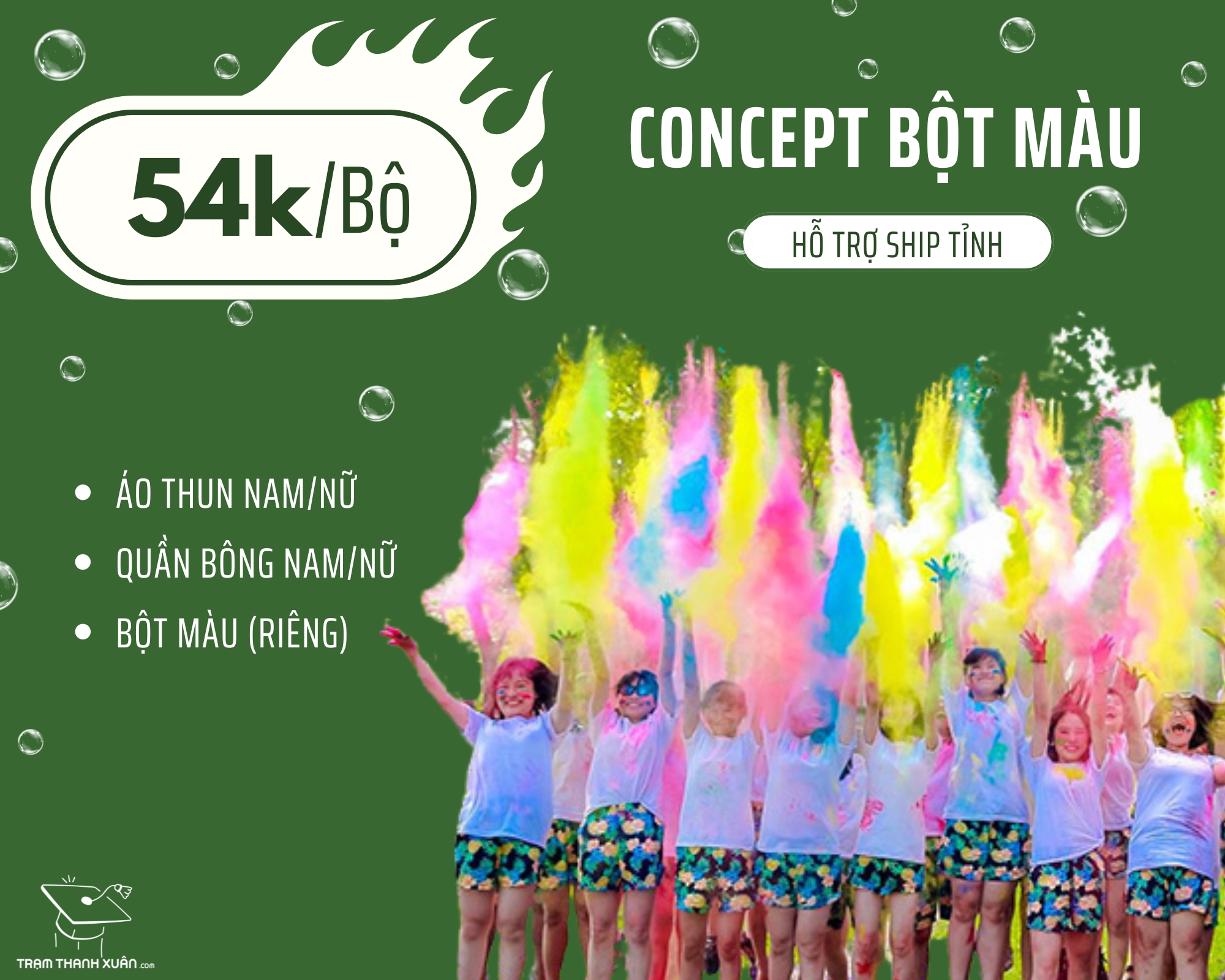 mua bột màu kỷ yếu tphcm