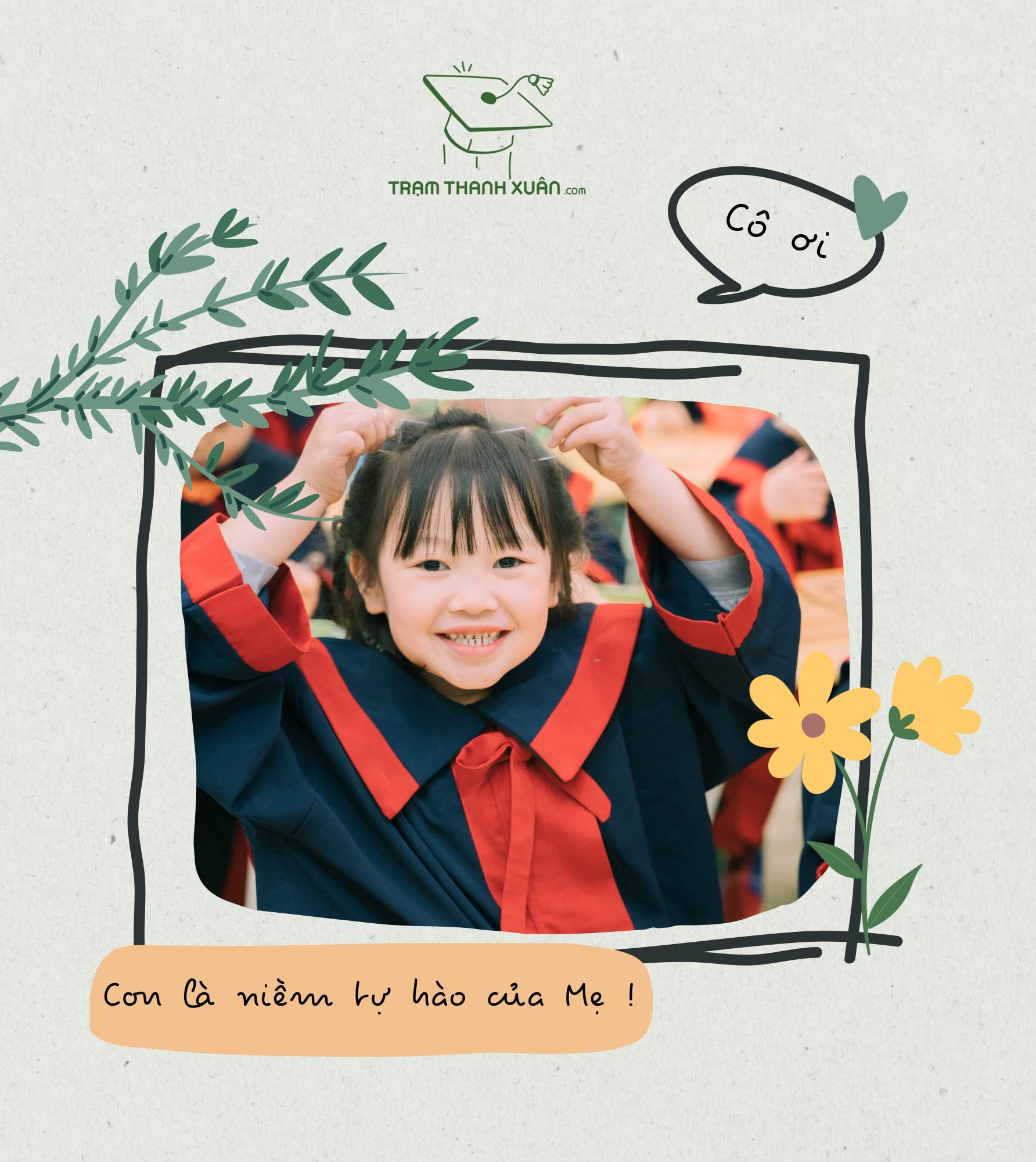 thuê quần áo cử nhân trẻ em