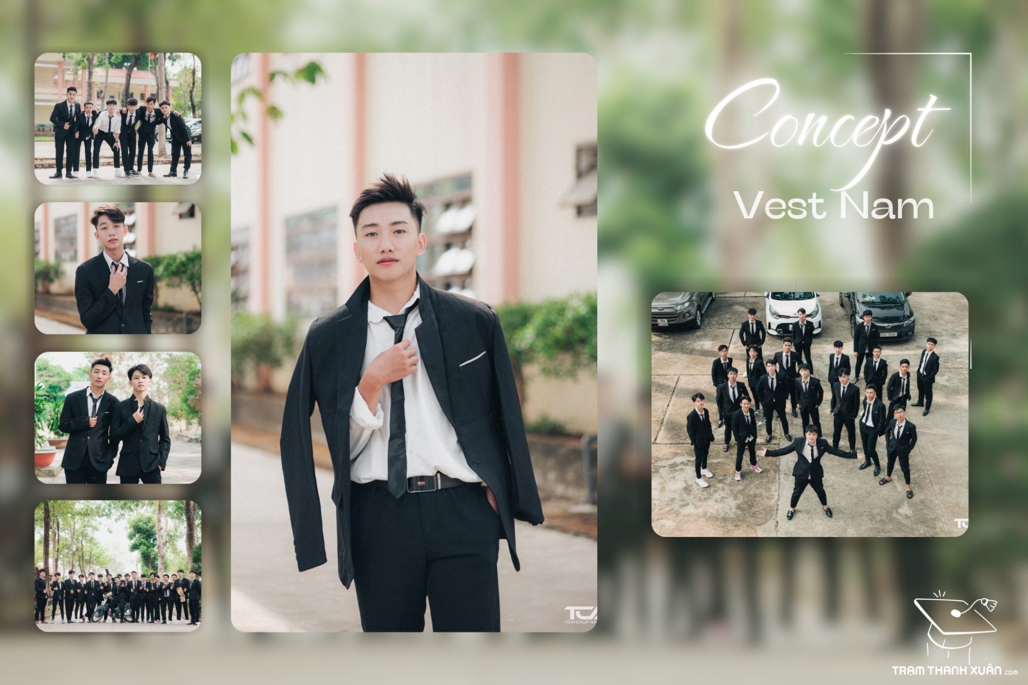 cho thuê cổ phục Việt Nam chụp ảnh concept kỷ yếu tphcm