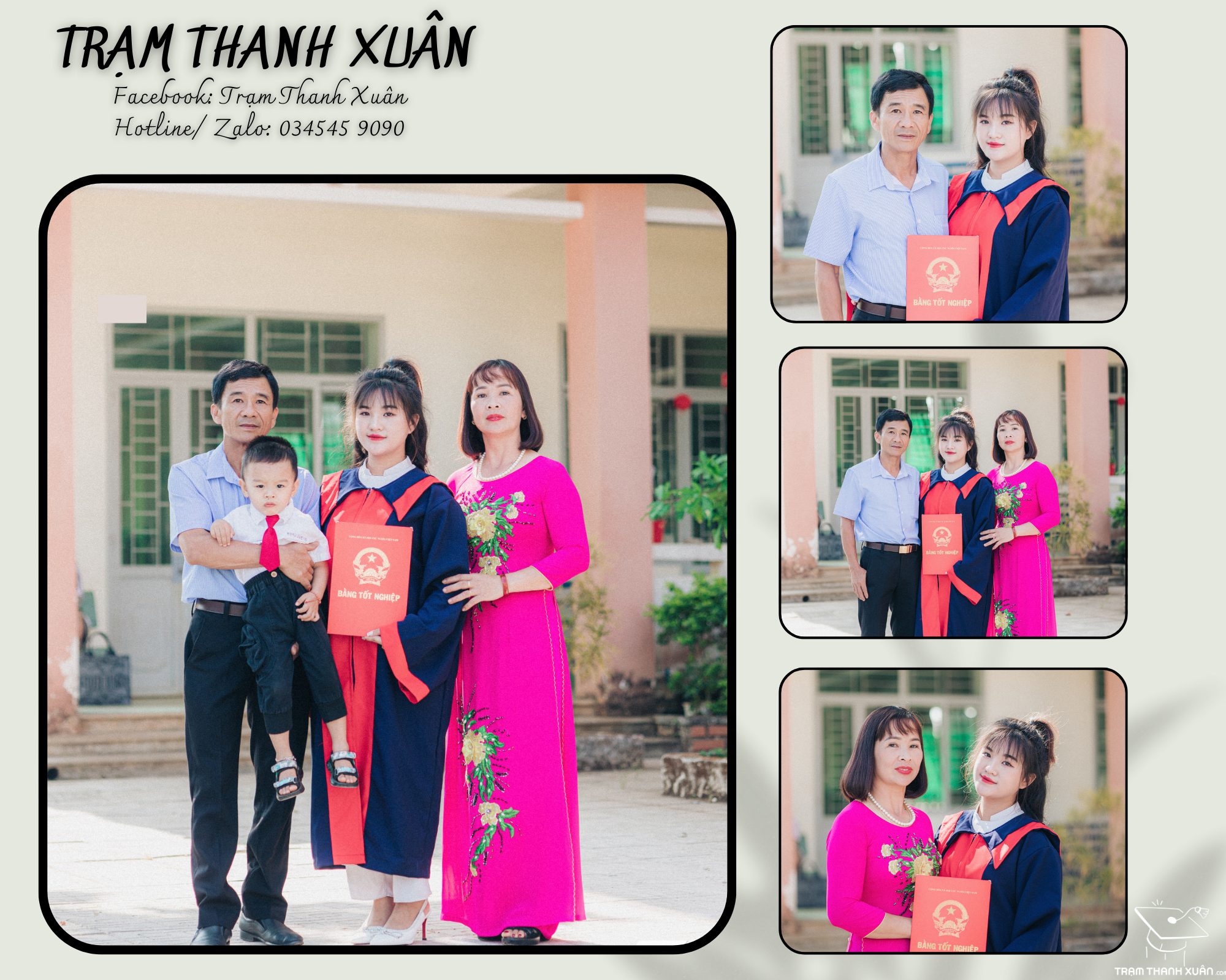 chụp kỷ yếu cùng con