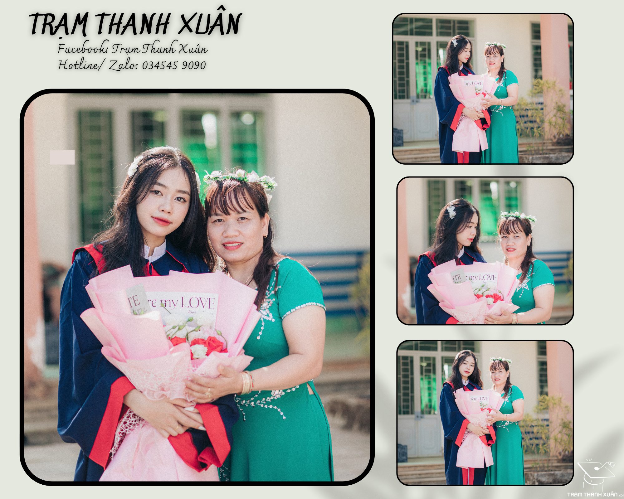 chụp ảnh kỷ yếu cùng con