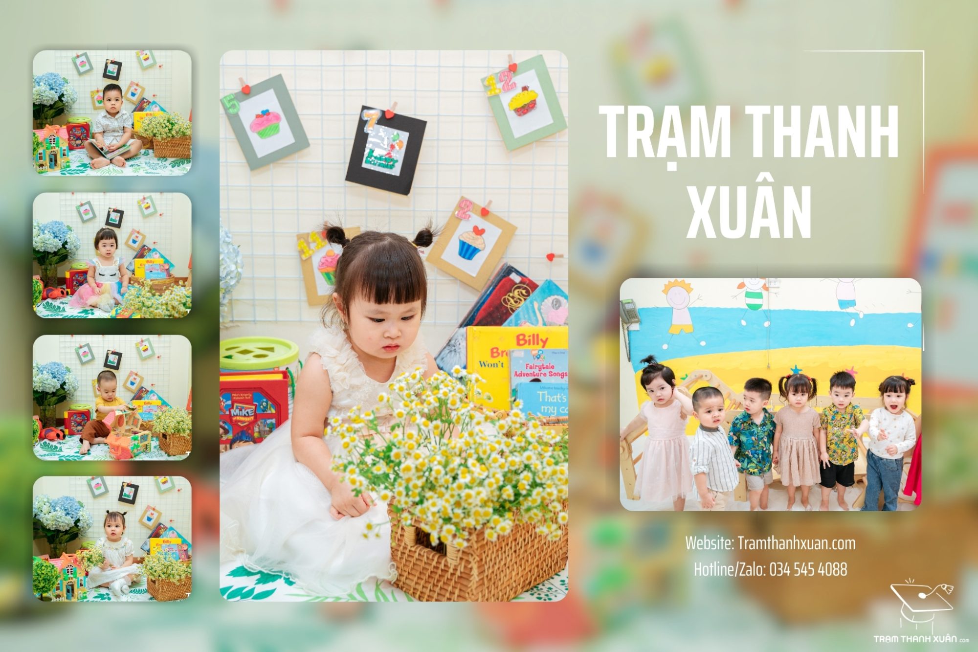 concept chụp ảnh kỷ yếu mầm non