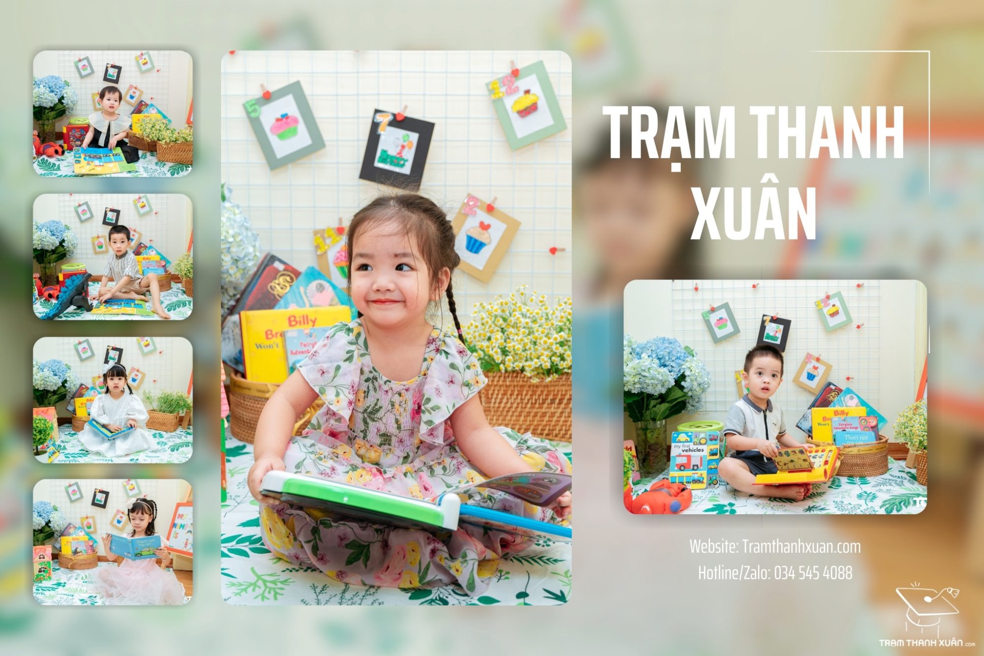 tạo dáng chụp ảnh kỷ yếu mầm non