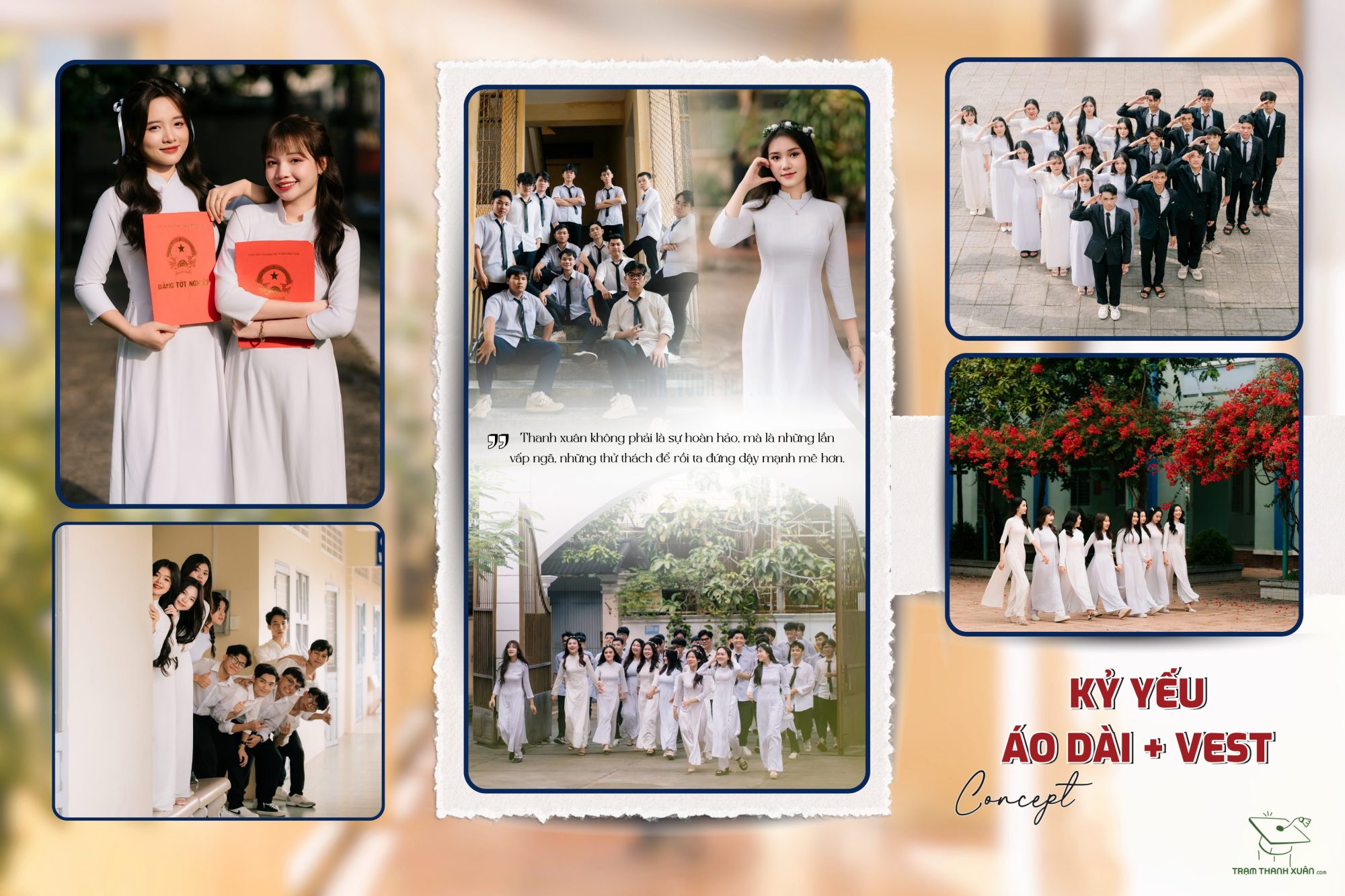 concept áo dài vest