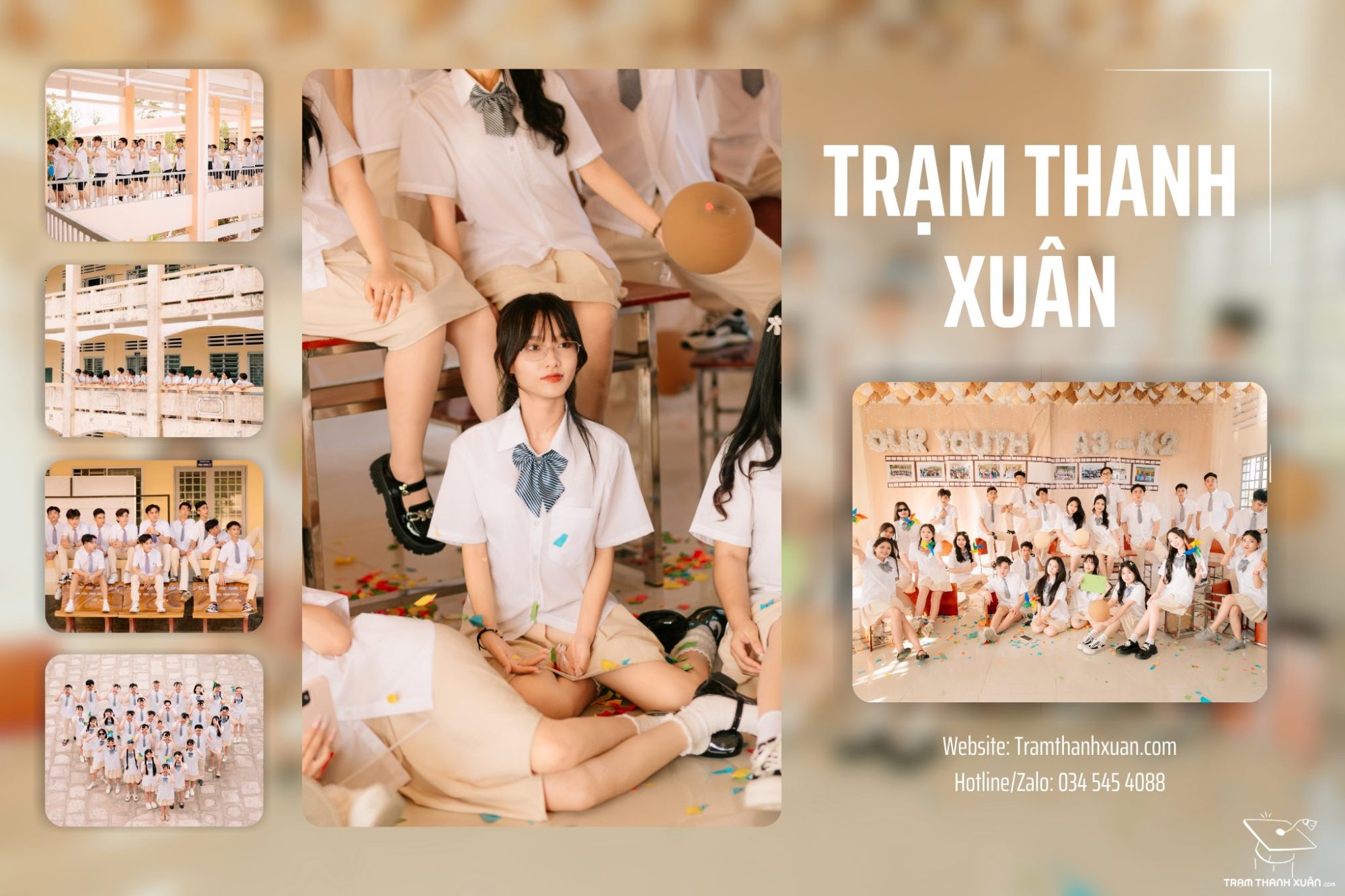 chụp ảnh kỷ yếu Long Thành