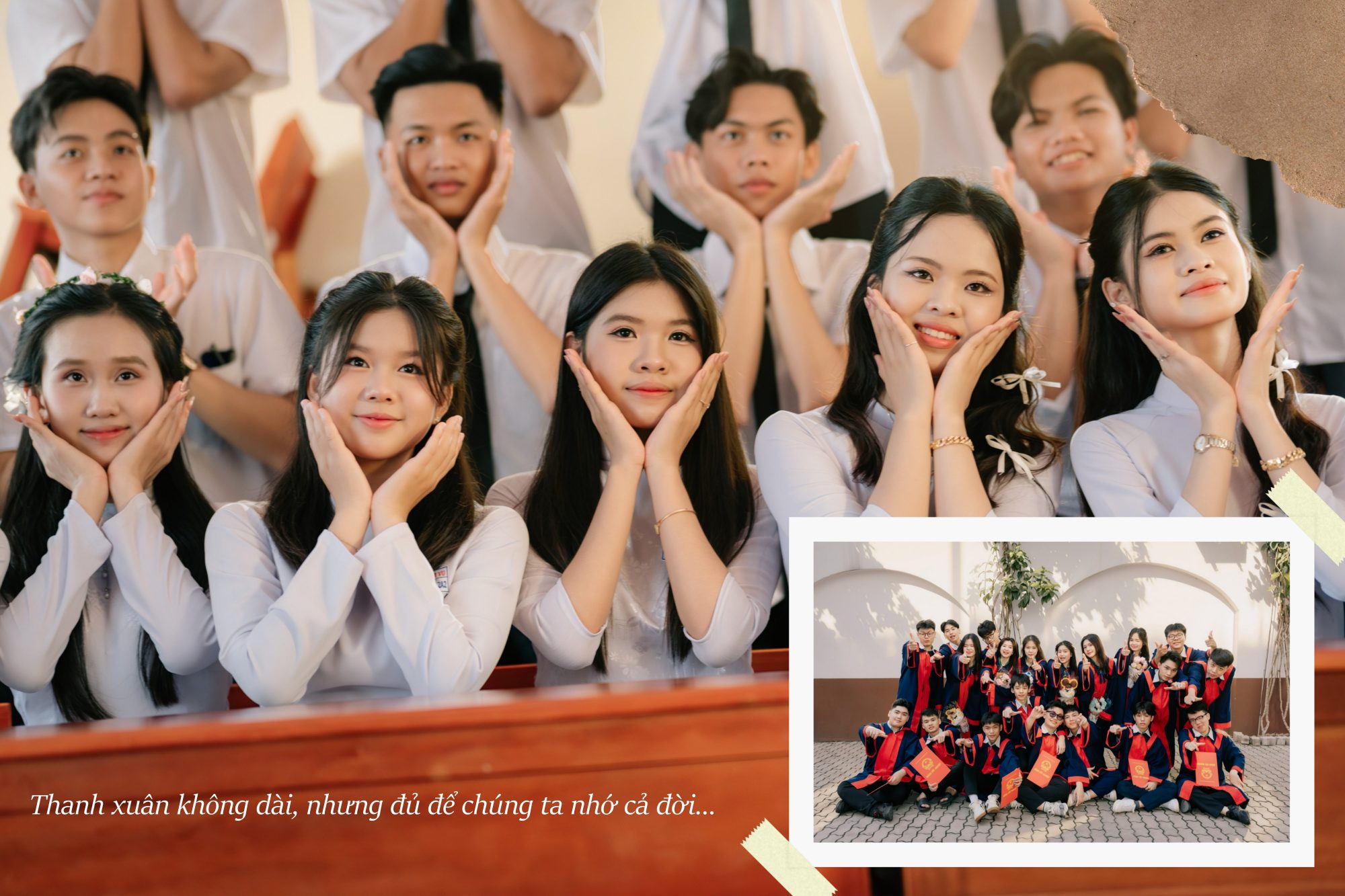 kiểu tóc đẹp chụp kỷ yếu