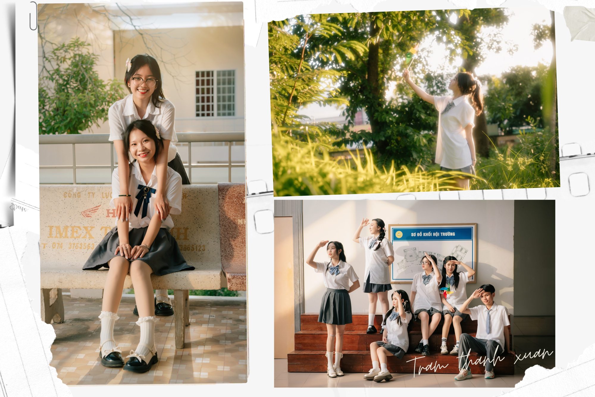 tết tóc chụp kỷ yếu đẹp