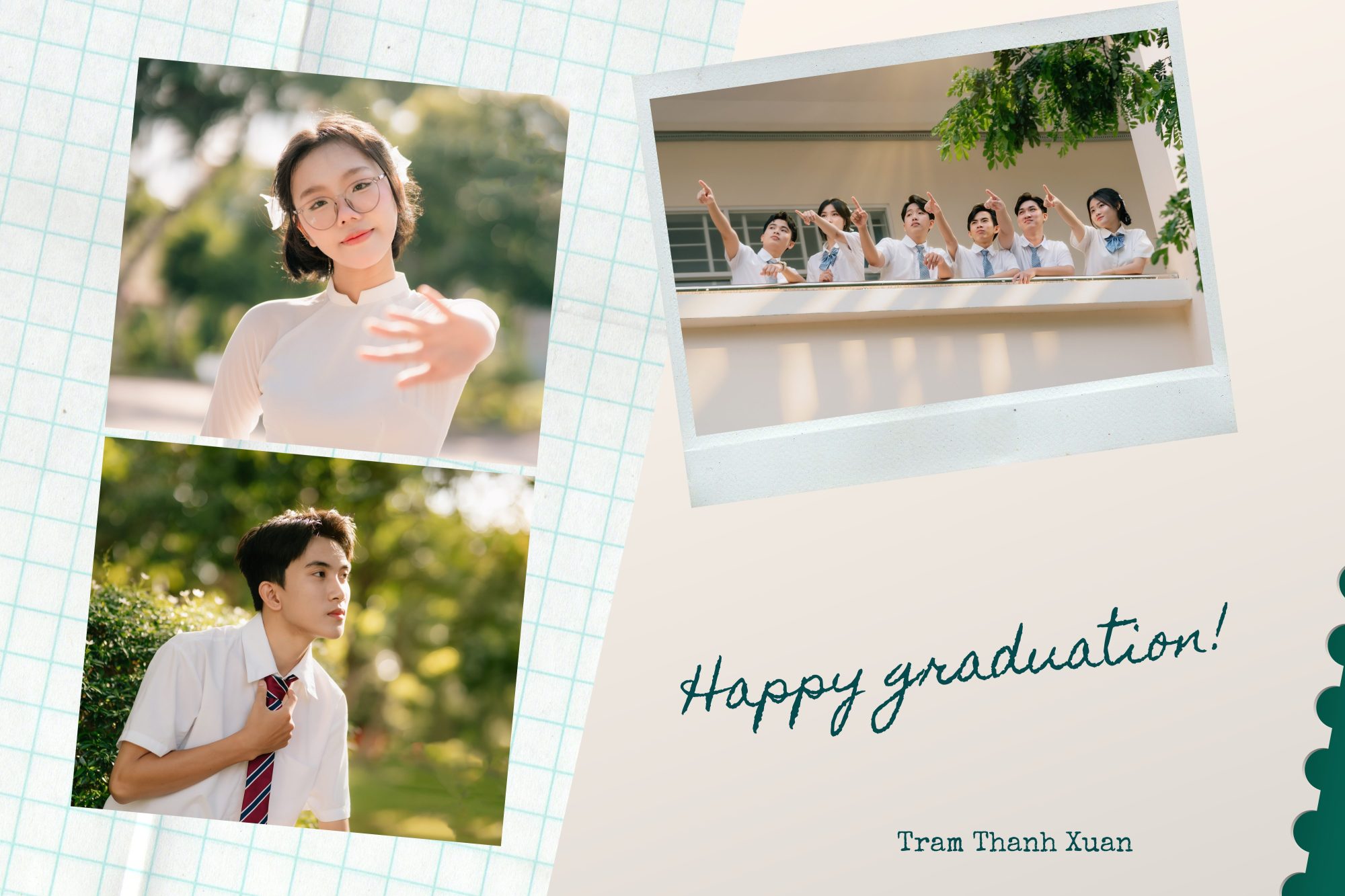 kiểu tóc đẹp để chụp kỷ yếu