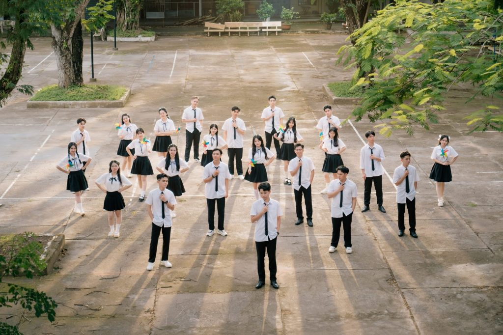 tóc chụp kỷ yếu