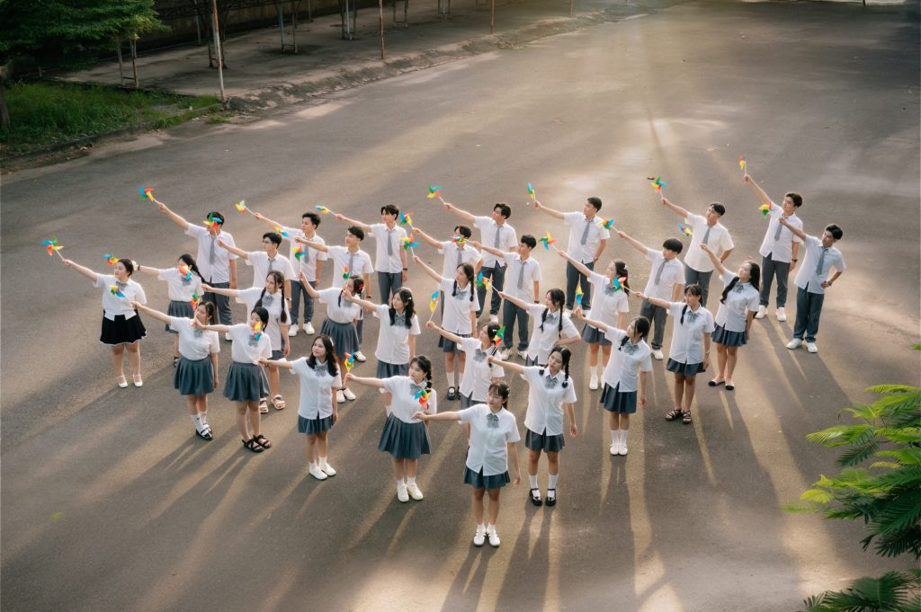 kiểu chụp kỷ yếu