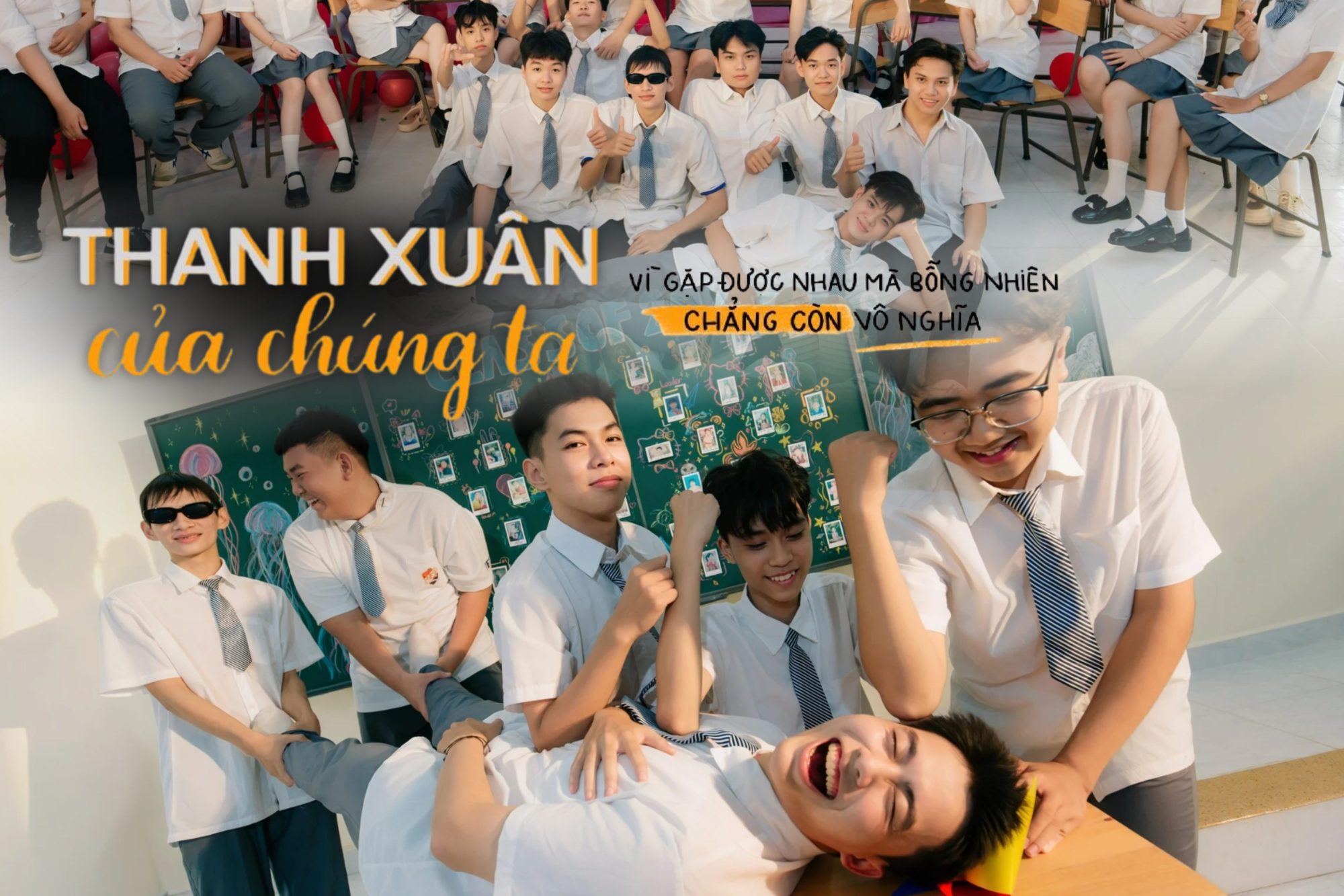 trang trí lớp chụp kỷ yếu